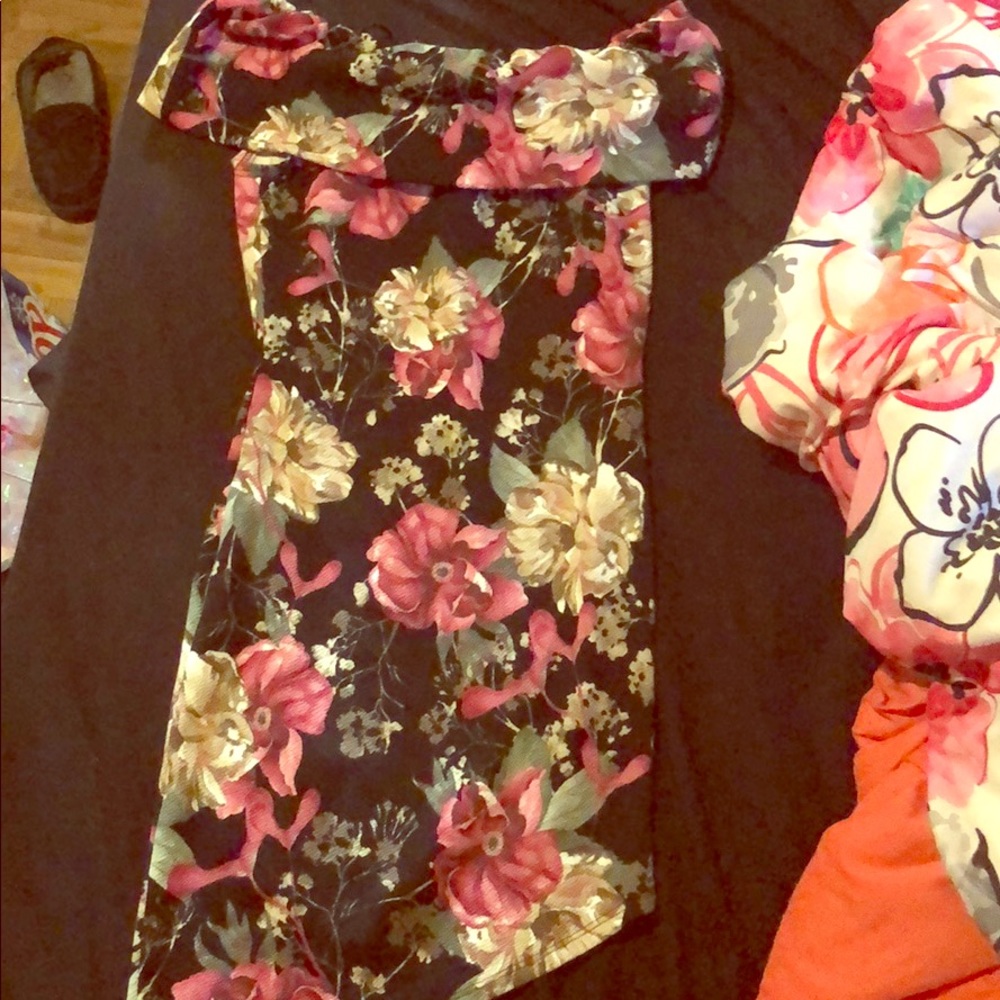 off the shoulders dress
